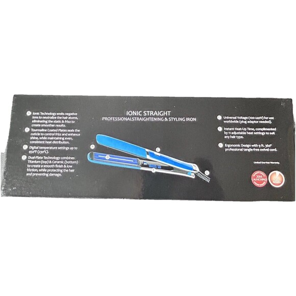 Argan Woman Professional Ionic Hair Straightener Dual Plates 450° Frizz Free - Picture 14 of 15